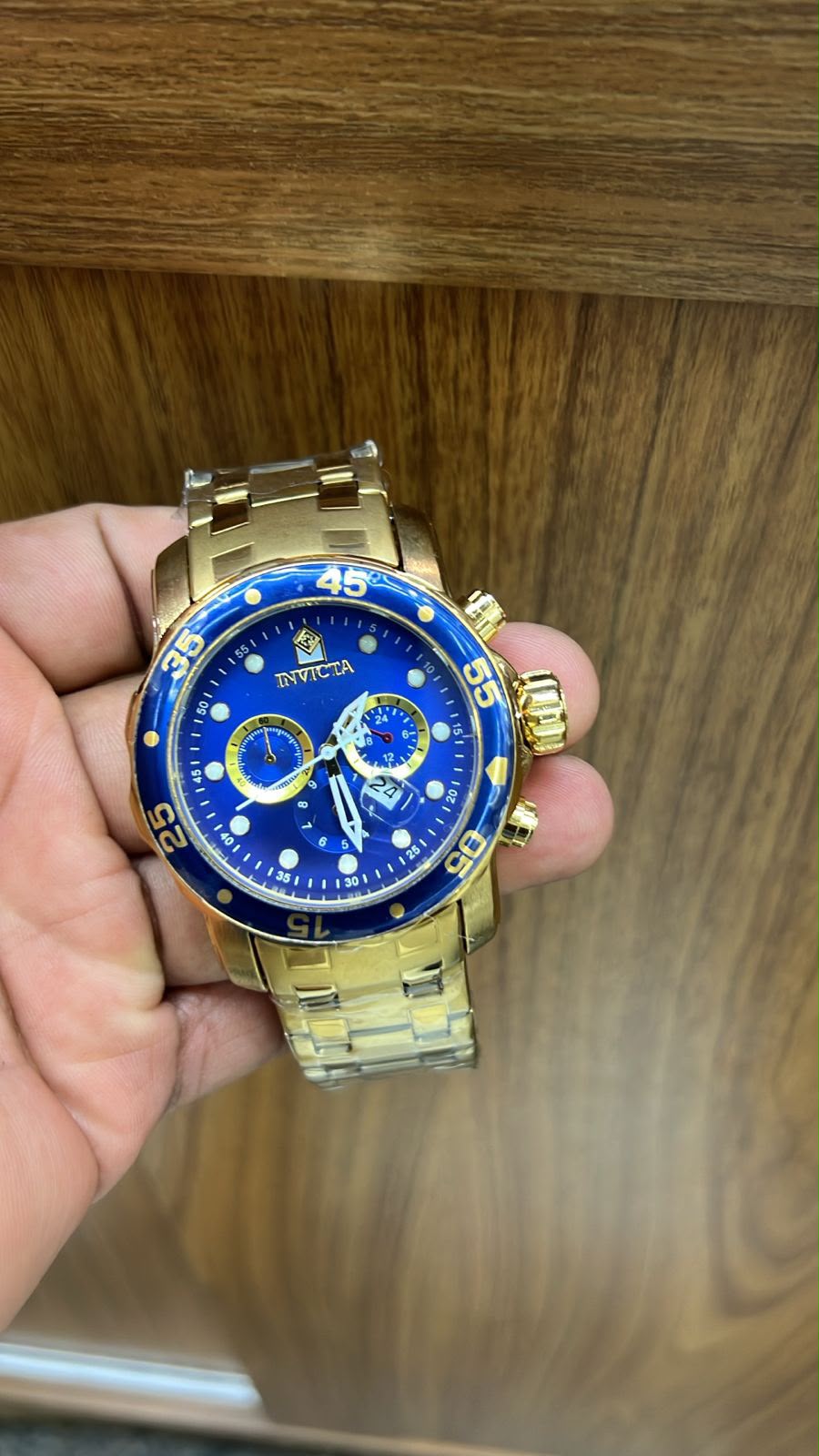 Invicta Pro Diver Gold
